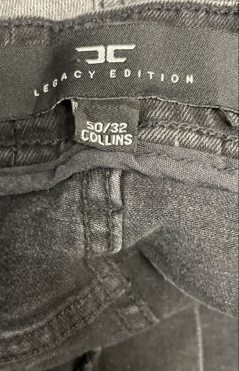JC Legacy Edition Men's Collins Faded Black Super Stretch Jeans Sz 50x32 NWT