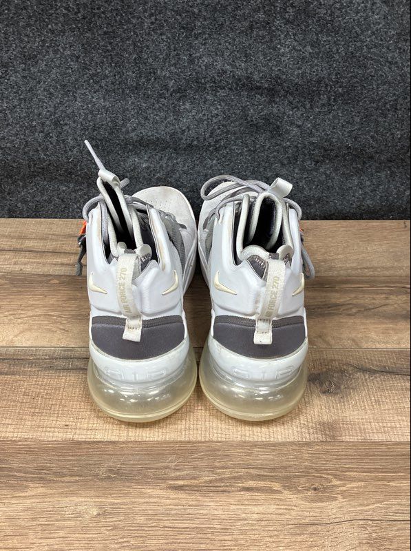 Nike Air Force 270 Wolf Grey Dark Grey Mens Sneakers Size 7