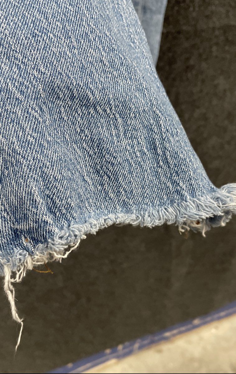 Madewell Women's Mid-Rise Perfect Vintage Jean Light Wash Raw Hem Sz 27