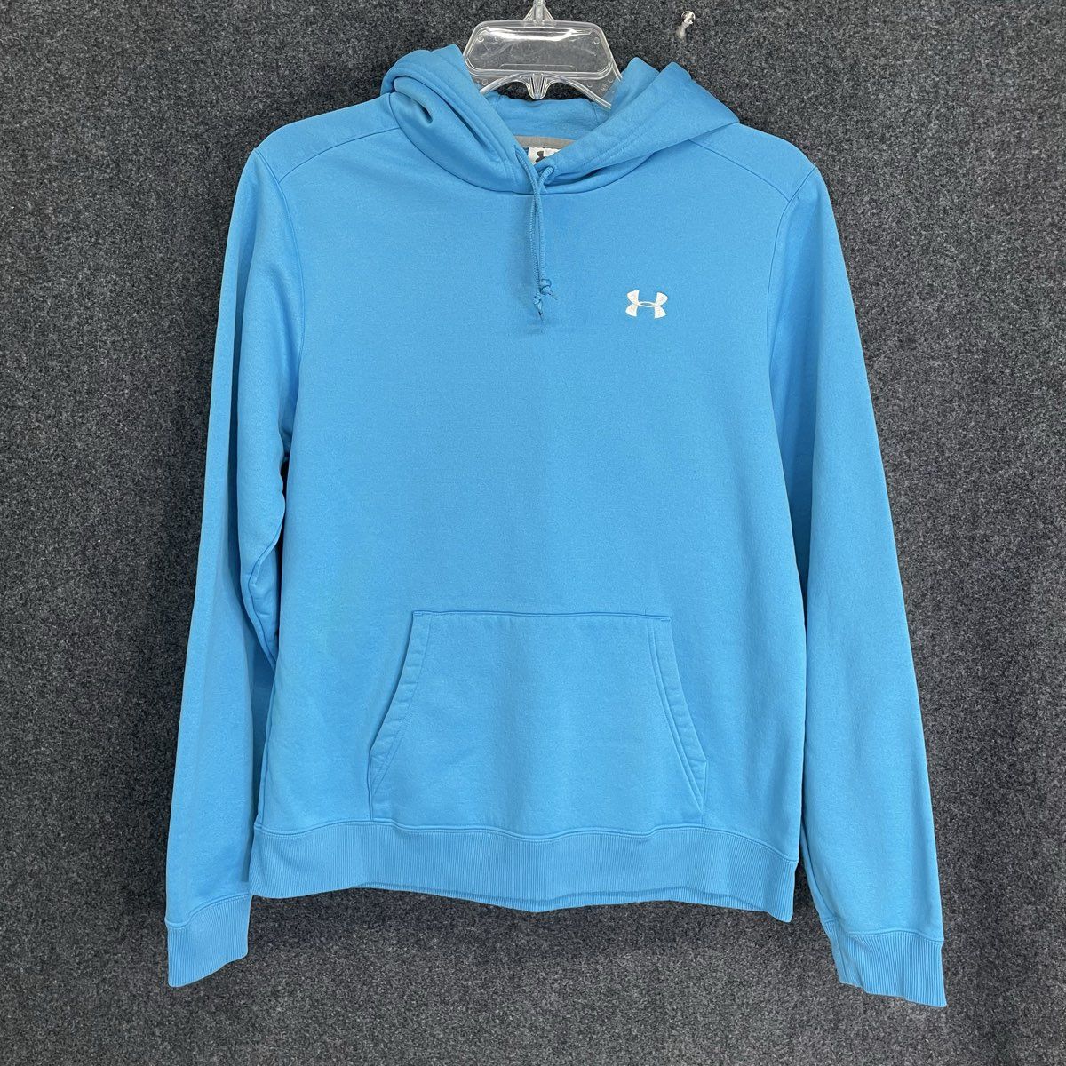 Under Armour Men's Blue Hoodie Pullover Fleece Lined Athletic Sz L