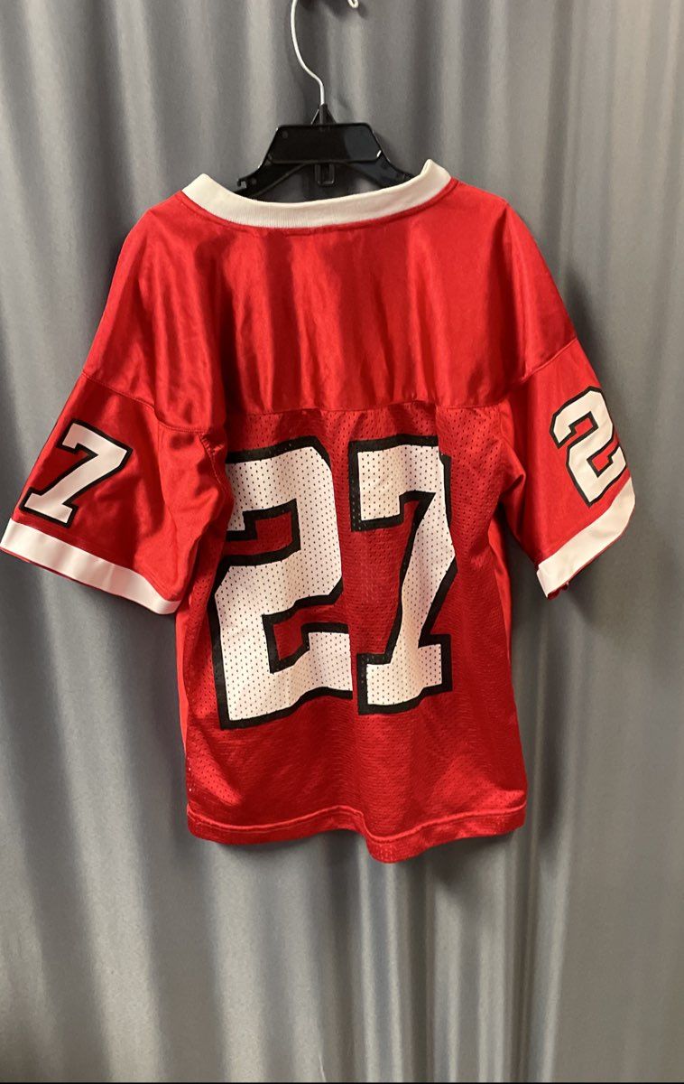 Vintage 2000s Nike Rutgers University Red Football Jersey #27 Sz S