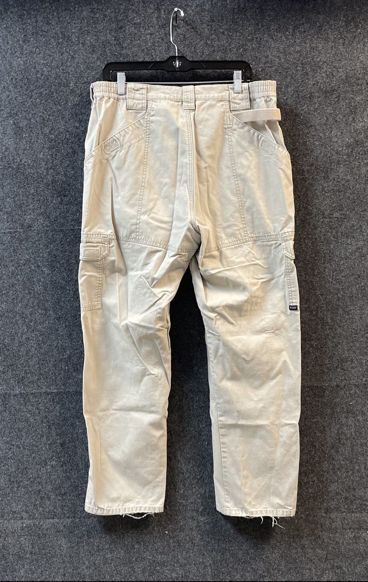 5.11 Tactical Men's Brown Cotton Canvas Cargo Pants Style 74251 Sz 36x32