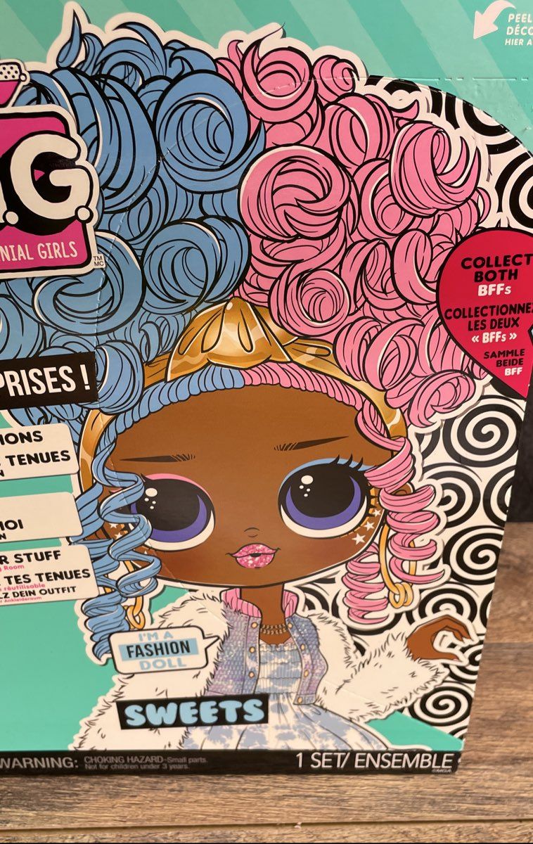 L.O.L. Surprise! O.M.G. Sweets Fashion Doll 20 Surprises 2021 Open Box MGA