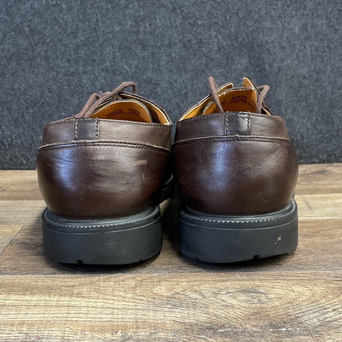 Timberland Waterproof Leather Oxford Dark Brown Dress Work Shoes Men's Size 11.5