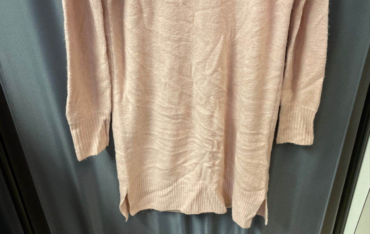 Esqualo Women's Rose Jumper Sweater Dress Mock Neck Ribbed NWT Sz XS