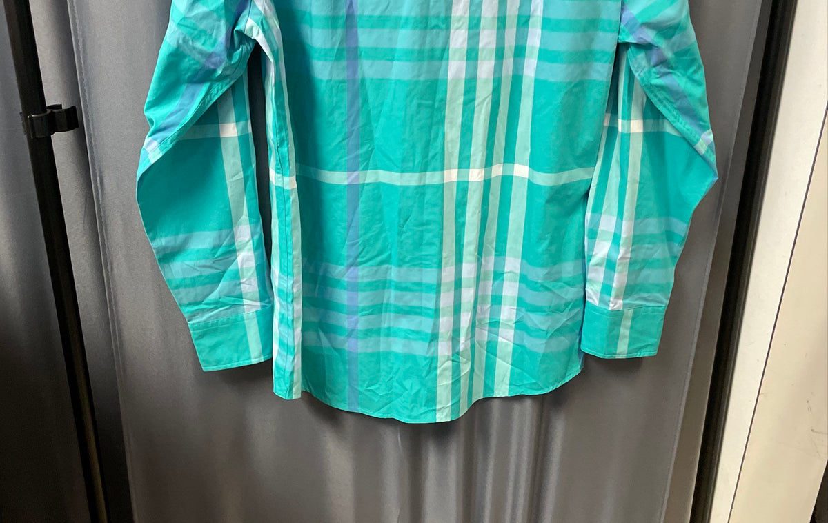 Southern Tide Men's Sailgate Plaid Trim Fit Shirt Tropical Palm NWT Sz M