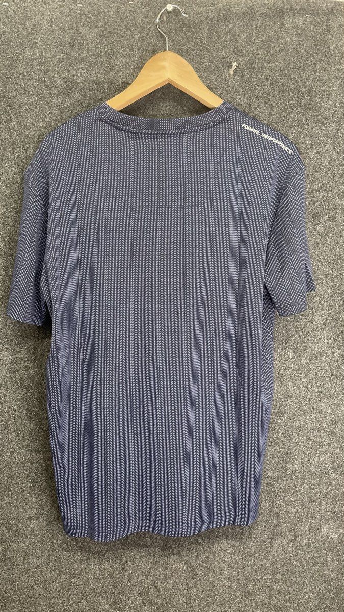 Marciano by Guess Men's Navy Patterned Formal Performance T-Shirt Sz L NWT