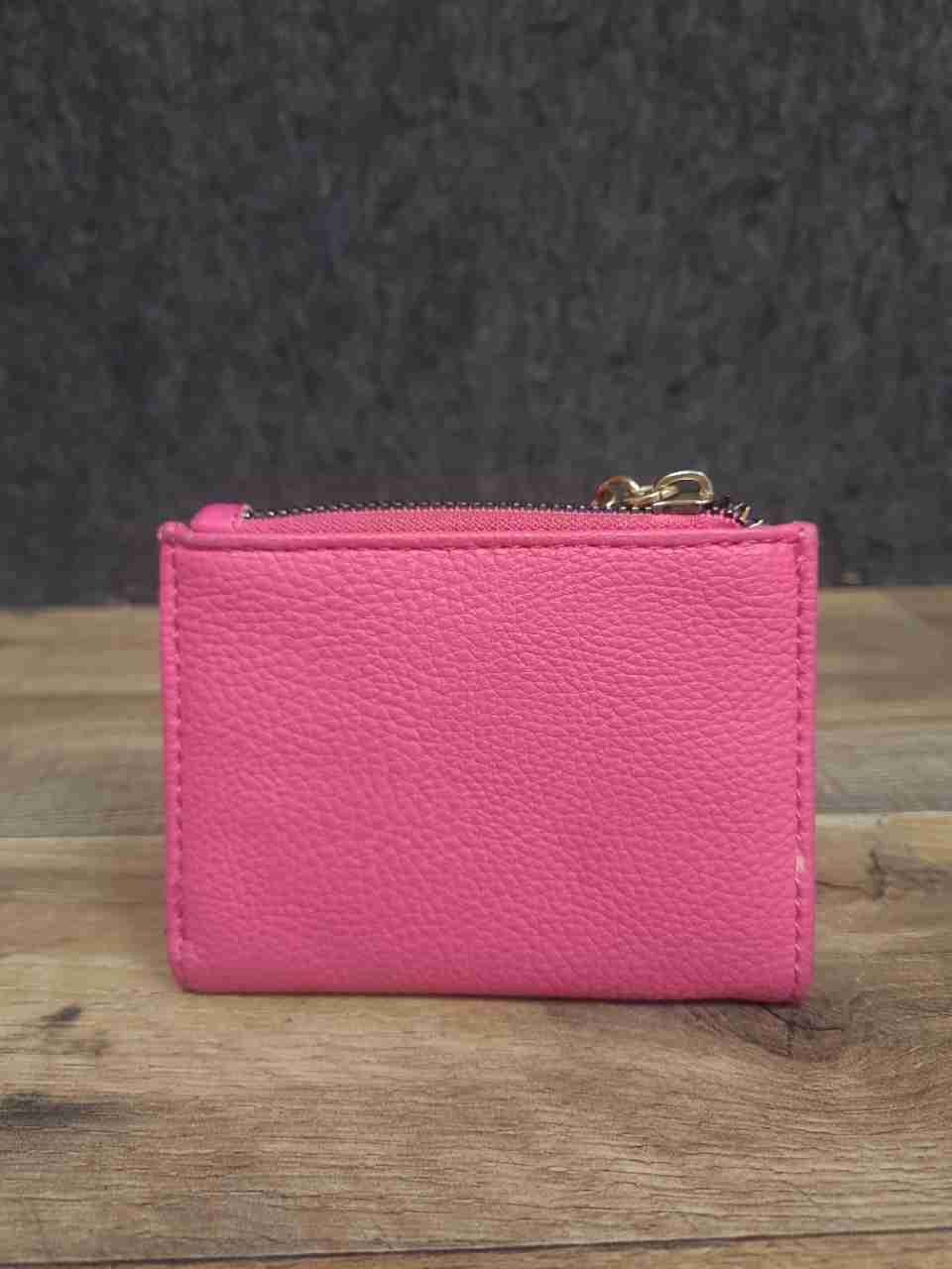 Juicy Couture Pink Leather & Black Velvet Wallet Card Holder Lot of 2