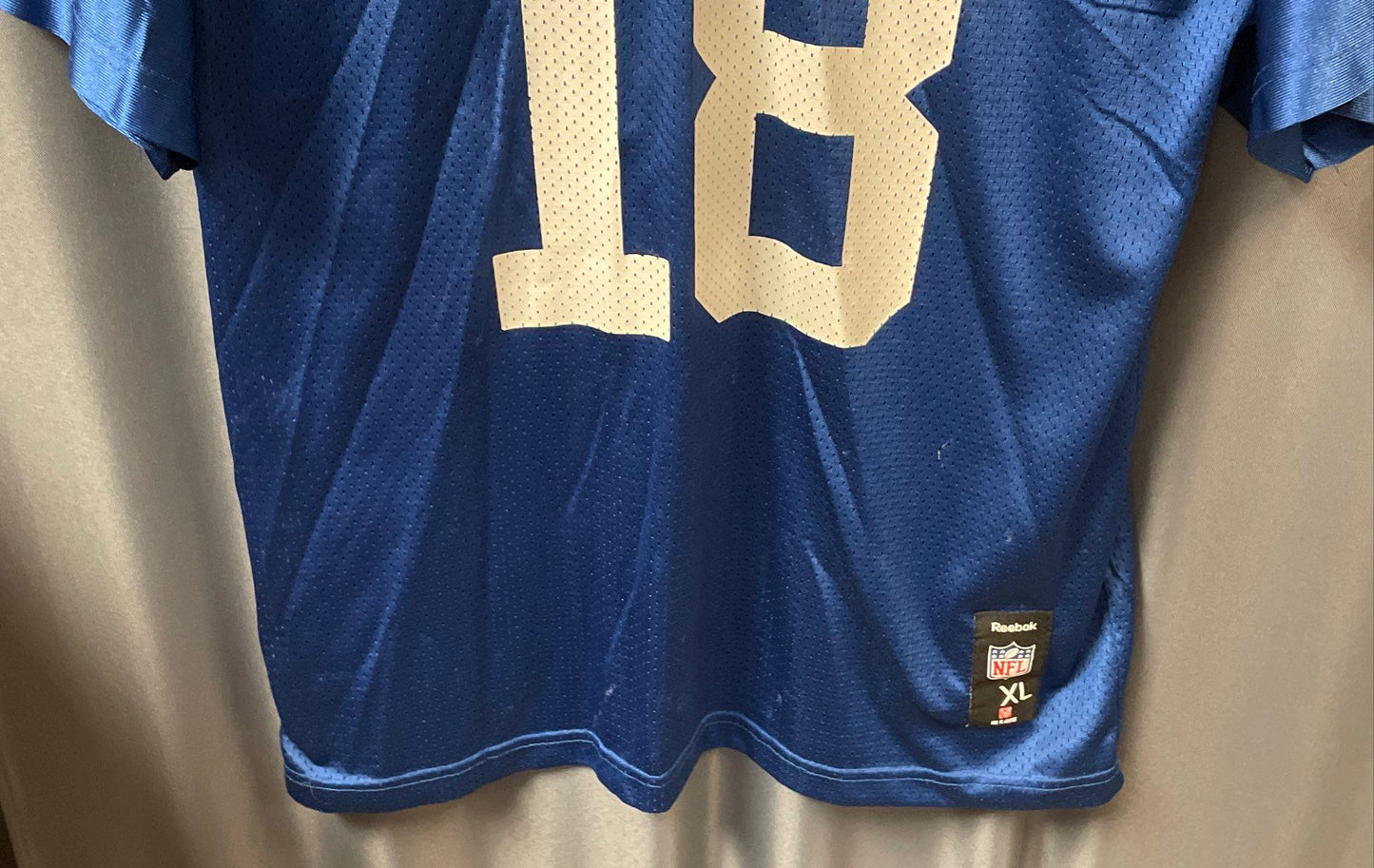 Reebok Youth Indianapolis Colts Peyton Manning #18 NFL Football Jersey Blue XL