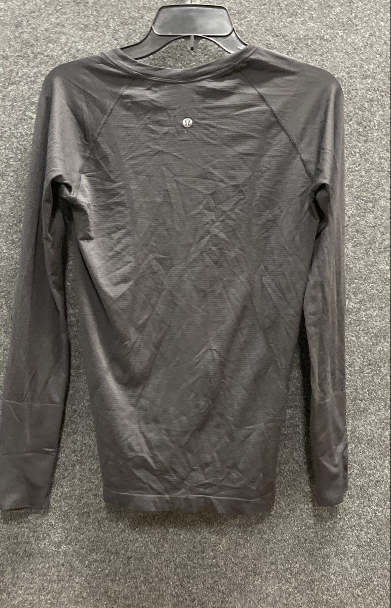 Lululemon Women's Swiftly Tech Long Sleeve Crew Pure Barre Gray Top Size M