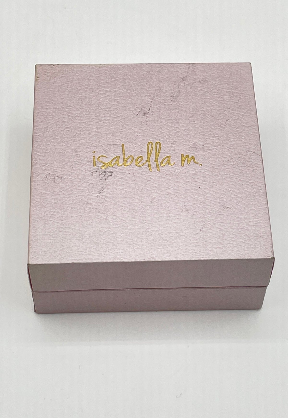 Isabella M. Low Grade Silver (82.08) Gold Tone Moon Charm Necklace In Box 61.9g