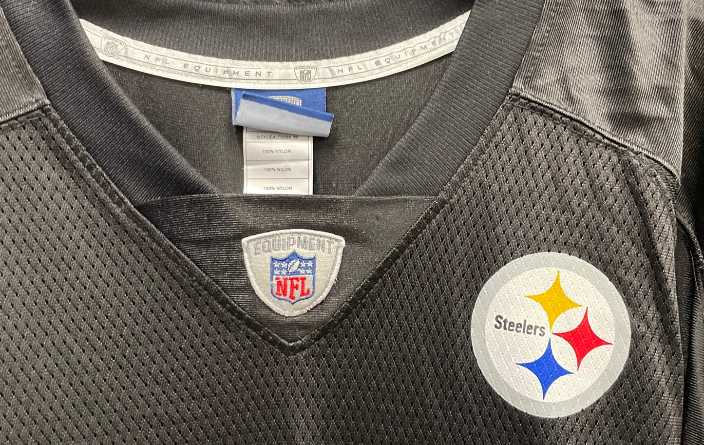 Reebok Men's Pittsburgh Steelers James Farrior #51 Football Jersey Black Sz L
