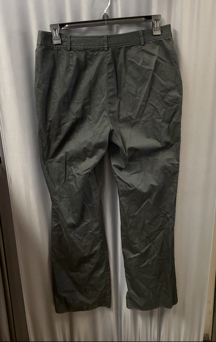 Lauren Ralph Lauren Women's Black Chino Slacks 100% Cotton Pants Size 12