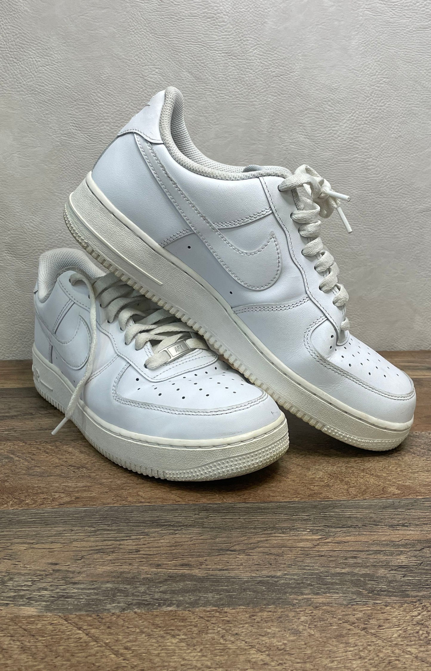 Nike Air Force 1 '07 Low Triple White Men's Sneakers CW2288-111 Sz 10