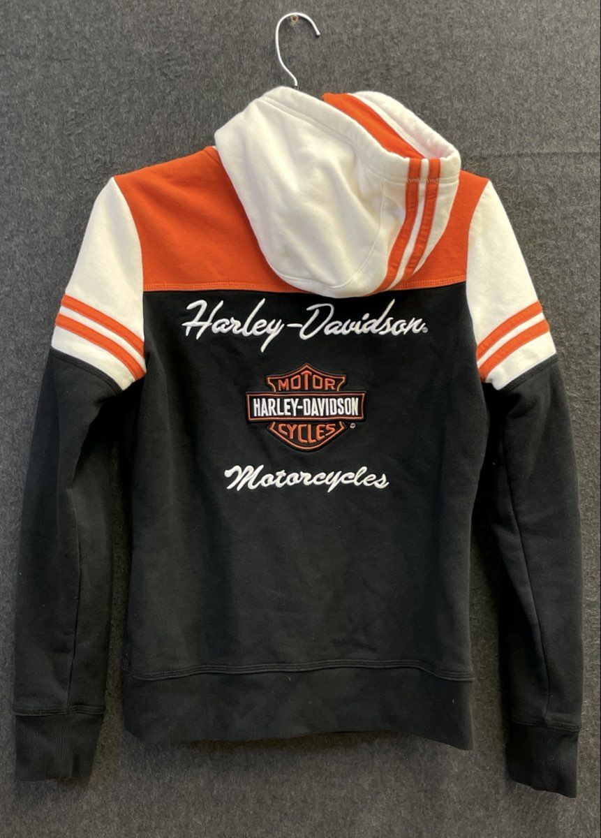 Harley-Davidson Genuine Motorclothes Embroidered Zip Hoodie Jacket Sz M