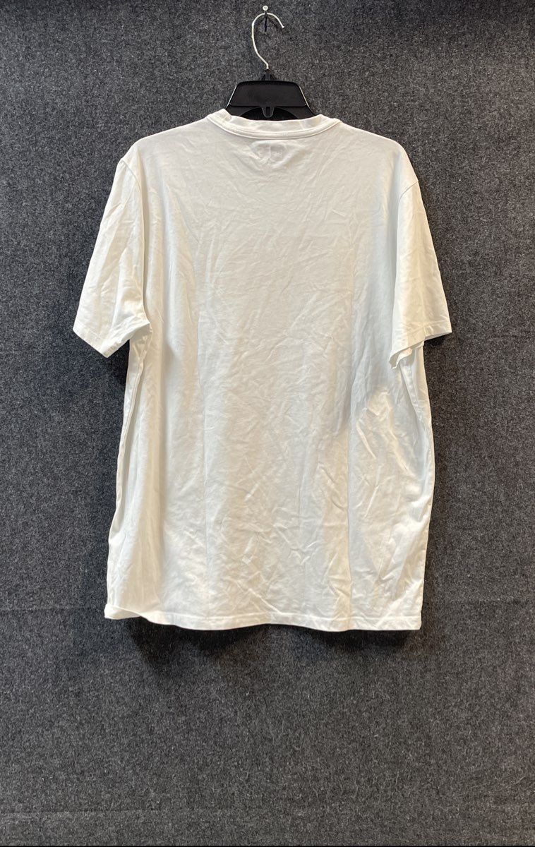 New Era Men's White Mafia Old English Gothic Graphic T-Shirt Size XL