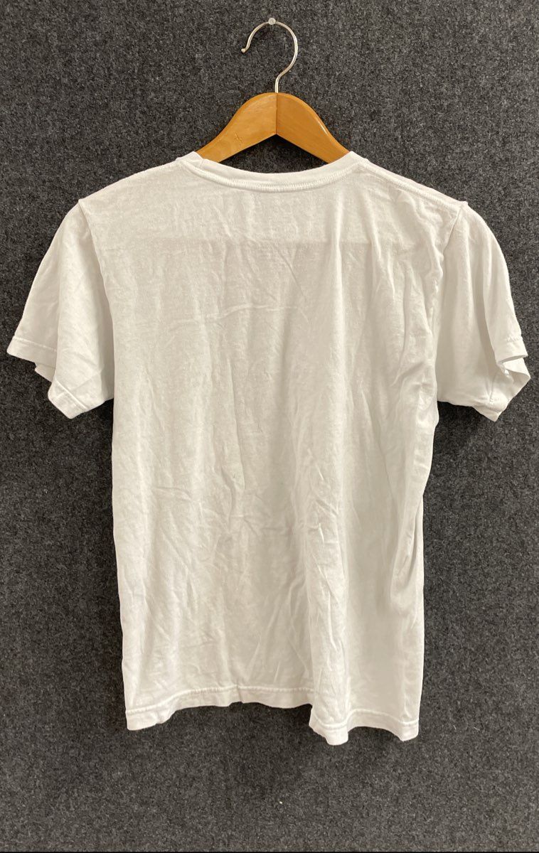 Dragon Ball Super Men's White Goku Graphic Kanji Blue T-Shirt Sz M