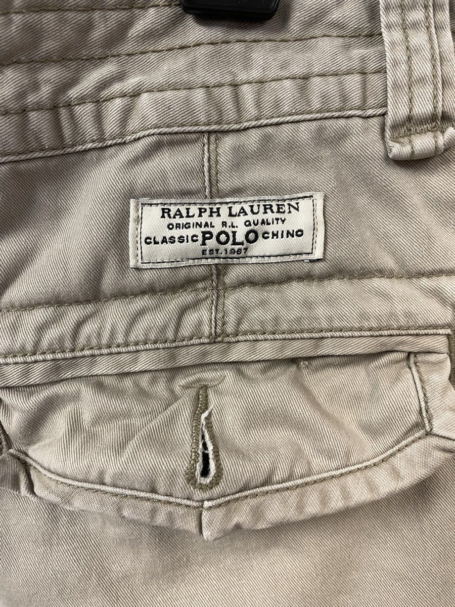 Polo Ralph Lauren Men's Beige Classic Polo Chino Cargo Shorts Sz 33