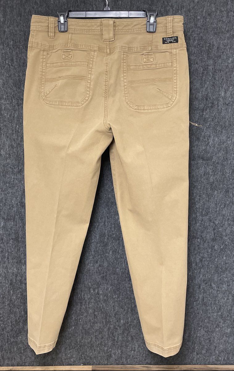 G.H. Bass & Co. Men's Tan Hard Service Canvas Utility Work Pants Size 36x32