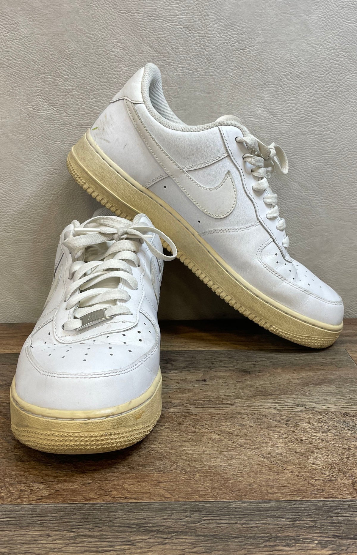Nike Air Force 1 Low '07 Triple White Sneakers 315122-111 Size 11