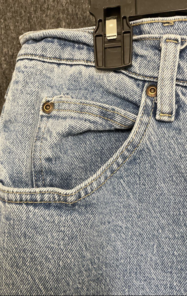Wrangler Authentics Men's Light Wash Straight Leg Denim Jeans Size 34x28