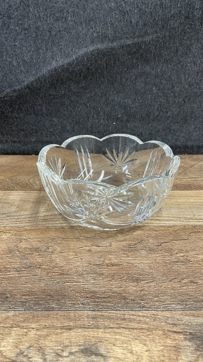 Rogaska Scalloped-edge Crystal Bowl