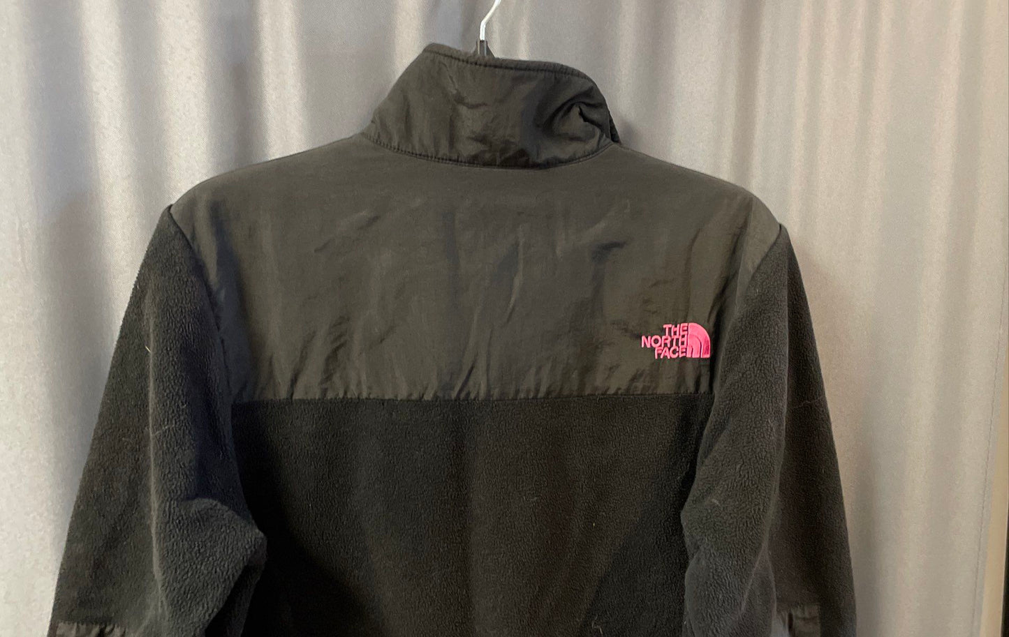 The North Face Women's Denali Fleece Jacket Black Breast Cancer Pink Sz M