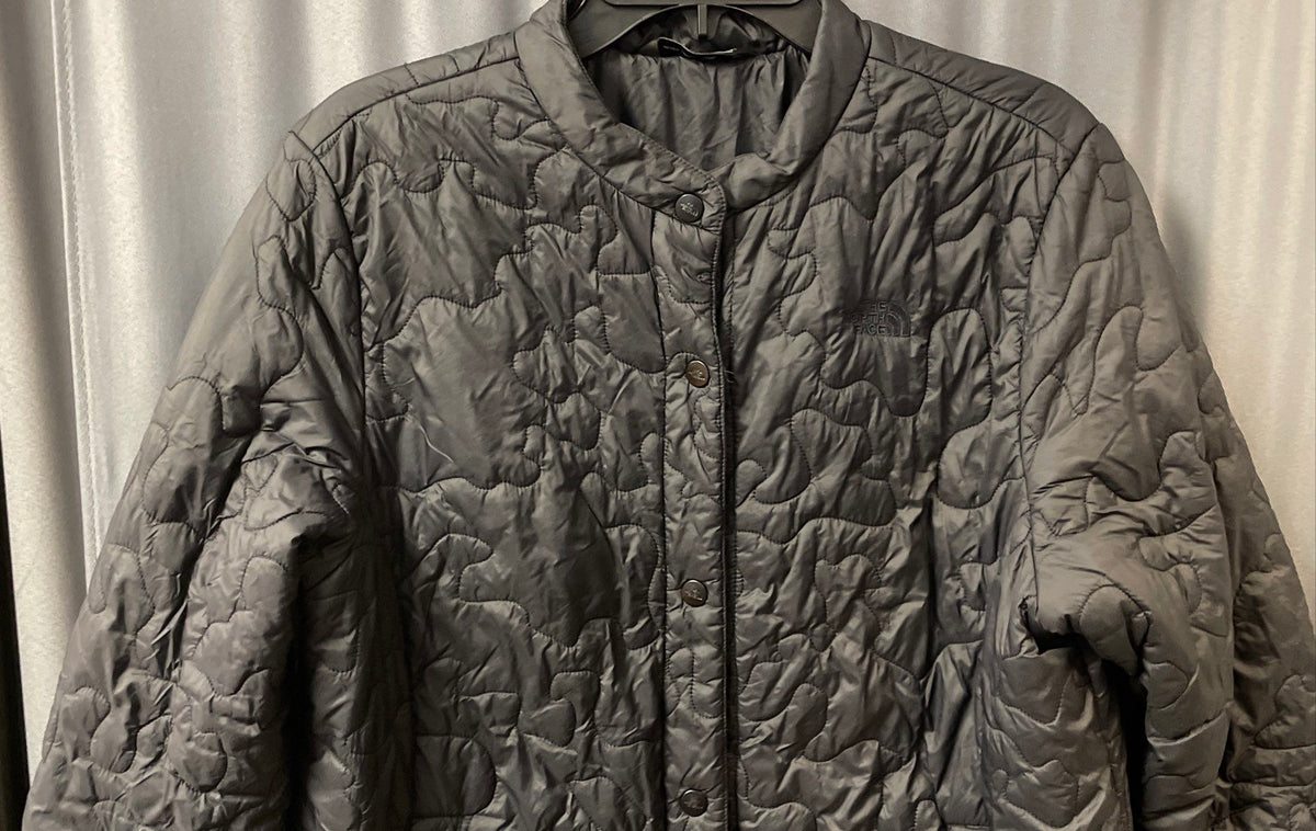 The North Face Women's Black Quilted Insulated Parka Jacket Sz L