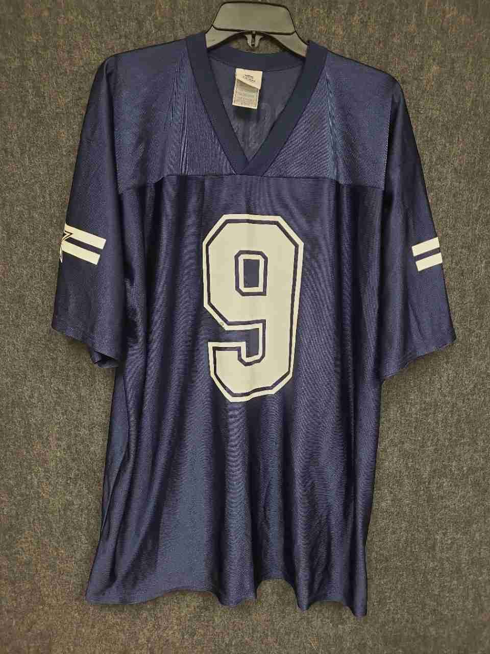 NFL Team Apparel Men's Navy Dallas Cowboys Tony Romo #9 Football Jersey Sz XL