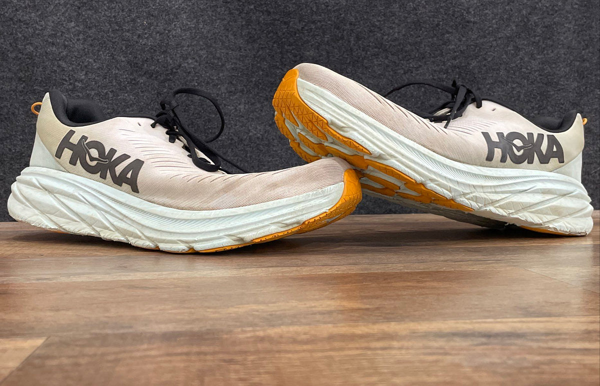 Hoka Rincon 3 Blue Grey White Men's Running Shoes Size 12D