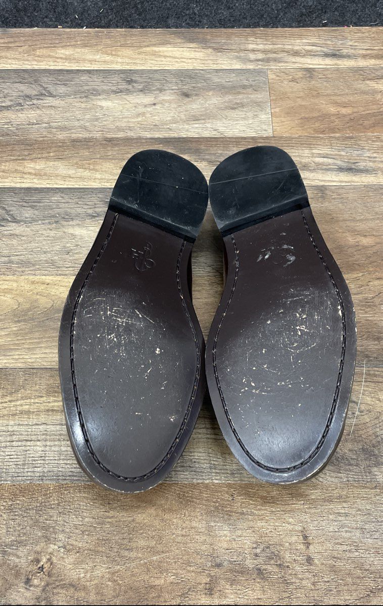 Cole Haan Pinch Tassel Burgundy Leather Loafers Men's Size 10