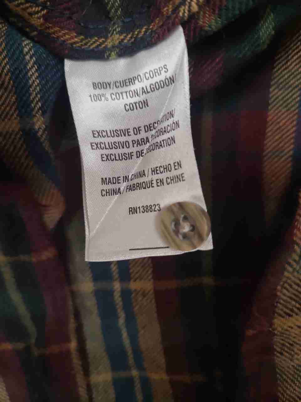 Moonshine Spirit by Brad Paisley Men's Multicolor Plaid Western Snap Shirt XL