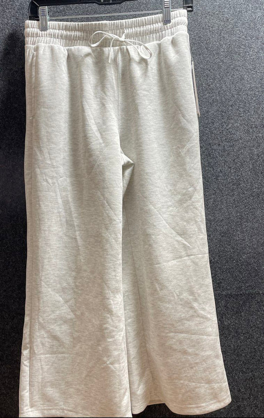 Yogalicious Women's Heather Light Grey Softlite Lanston Culotte Pant Sz S NWT