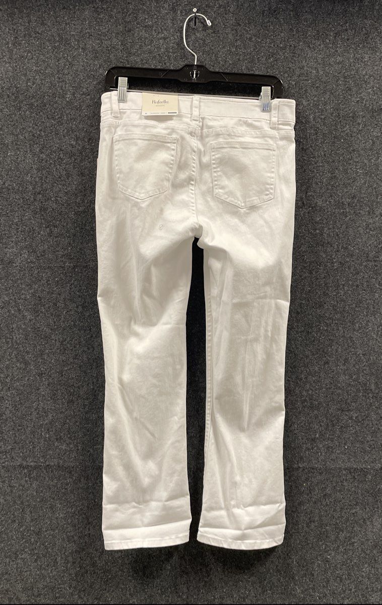 Rafaella Women's White Slimming Denim with Benefits Weekend Jeans NWT Sz 4