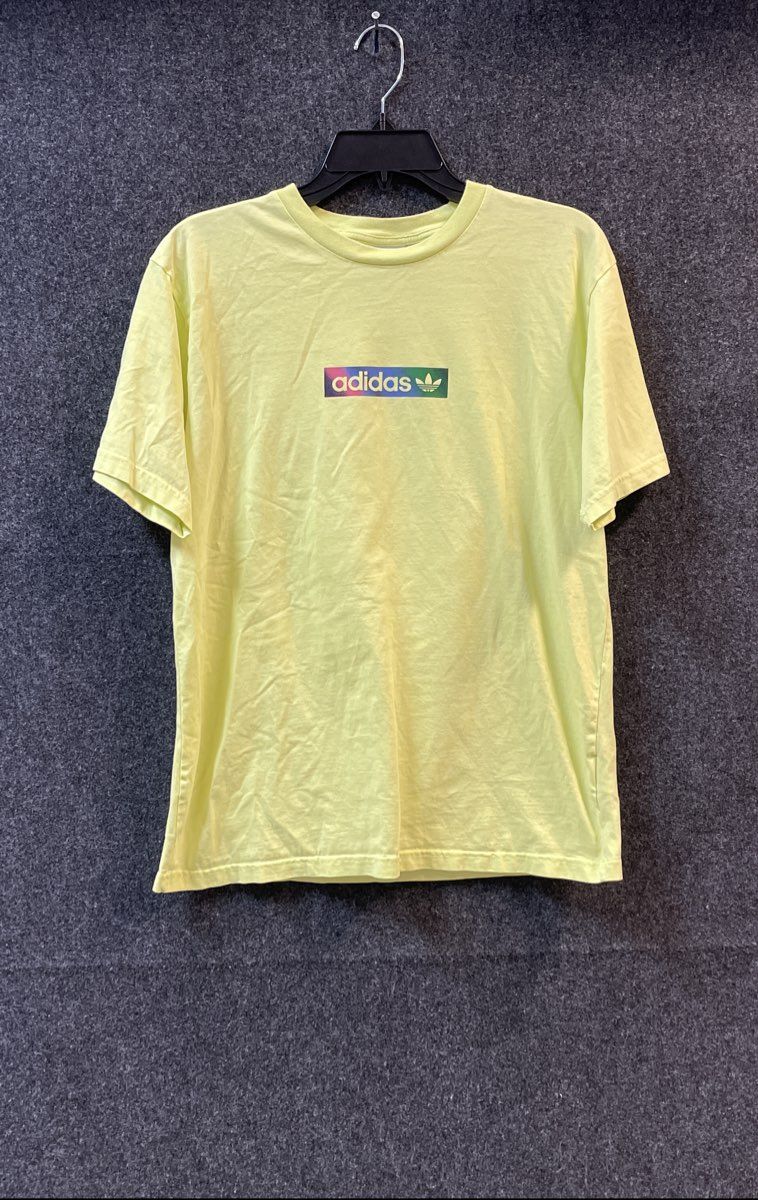 Adidas Men's Yellow Universal Sport Collective Graphic T-Shirt Sz M