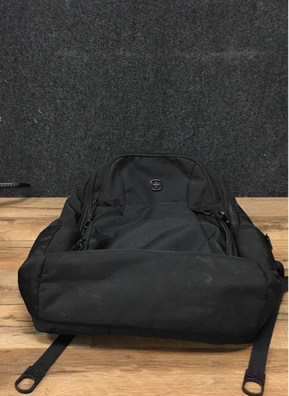 Swissgear Black Laptop Backpack Multi-Compartment Airflow Padded Travel Bag
