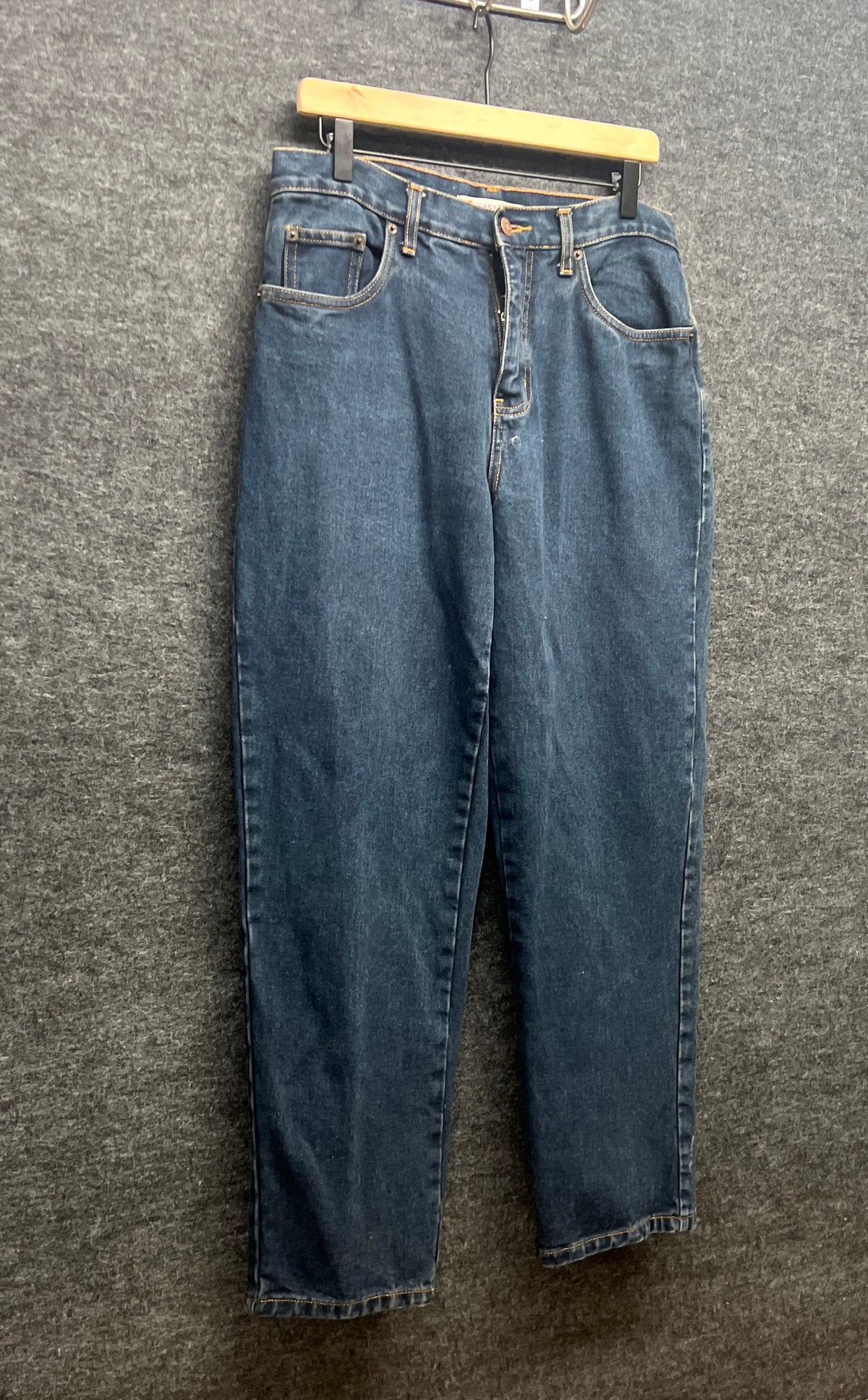 Bill Blass Women's Vintage 90s Dark Wash Easy Fit Petite High Rise Jeans Sz 10P