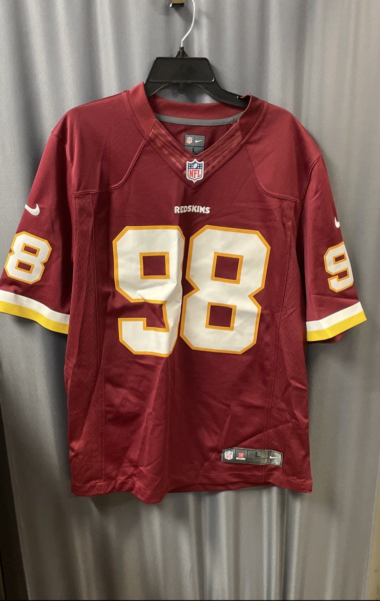 Nike Men's Washington Redskins Brian Orakpo #98 On Field Jersey Burgundy Sz L