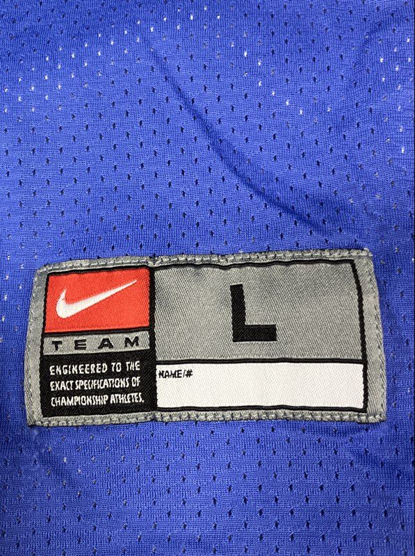 Vintage Y2K Nike Men's Bruin Basketball Jersey #10 Reversible Blue Mesh Sz L