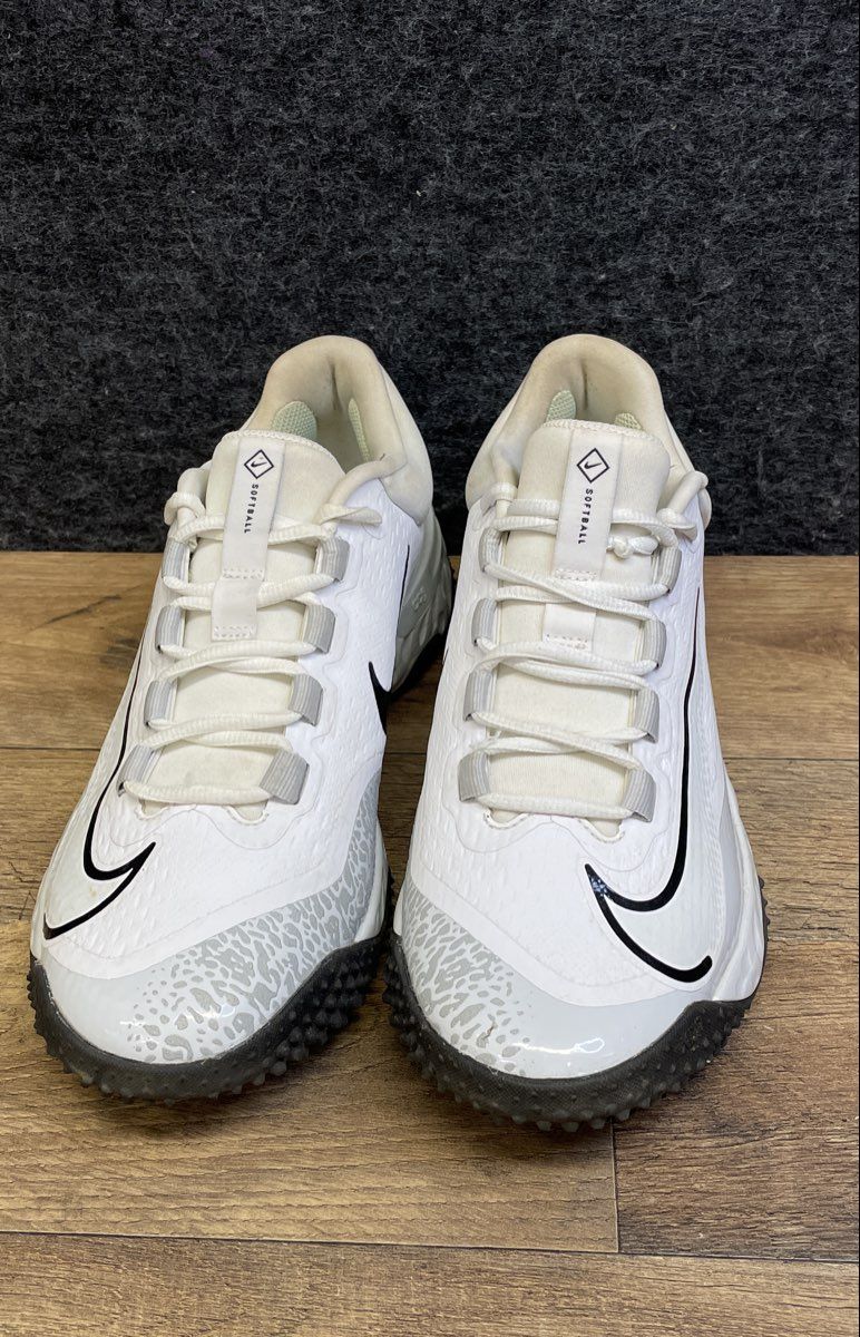 Nike Lunar Hyperdiamond 4 Elite Turf White Black Women's Softball Size 9