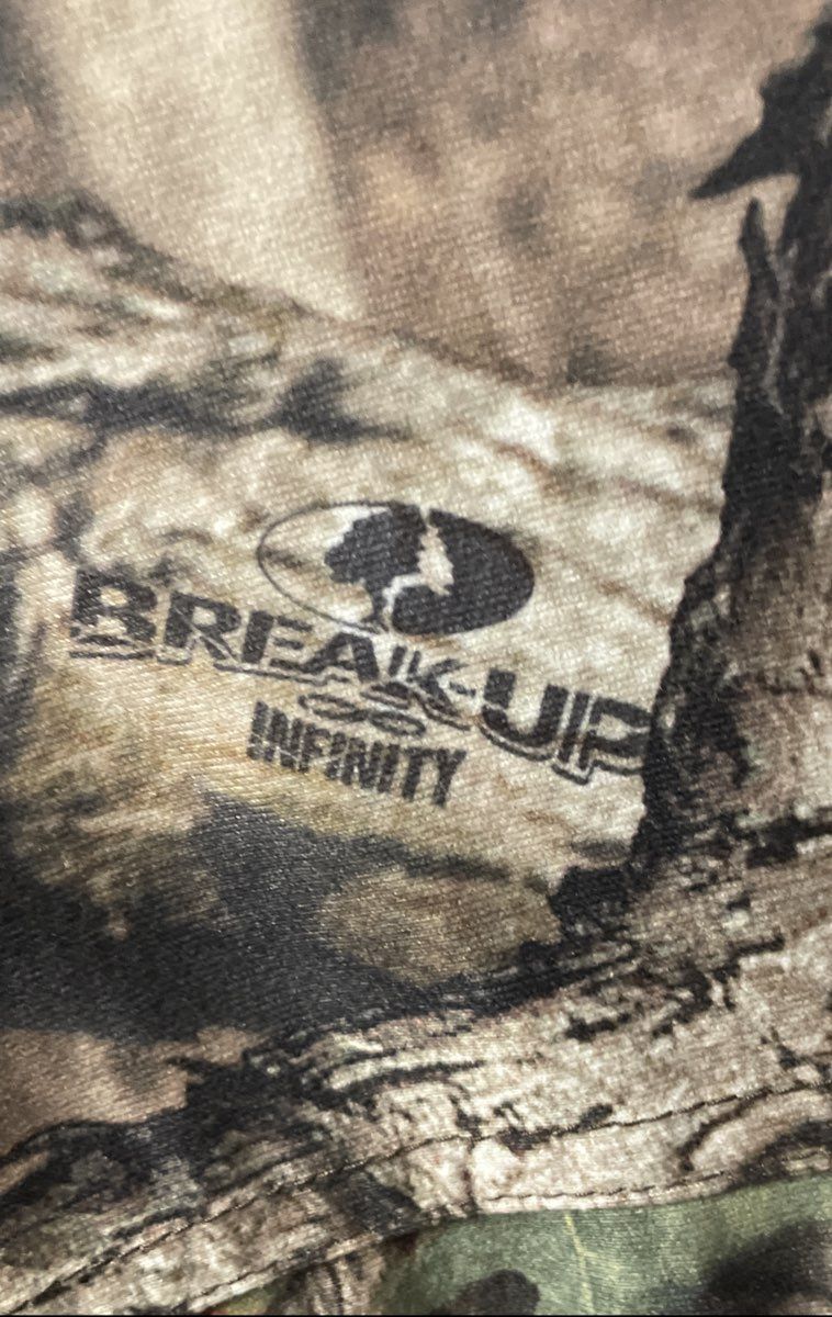 10X Men's Camo Hunting Jacket Mossy Oak Break Up Infinity Parka Sz XL