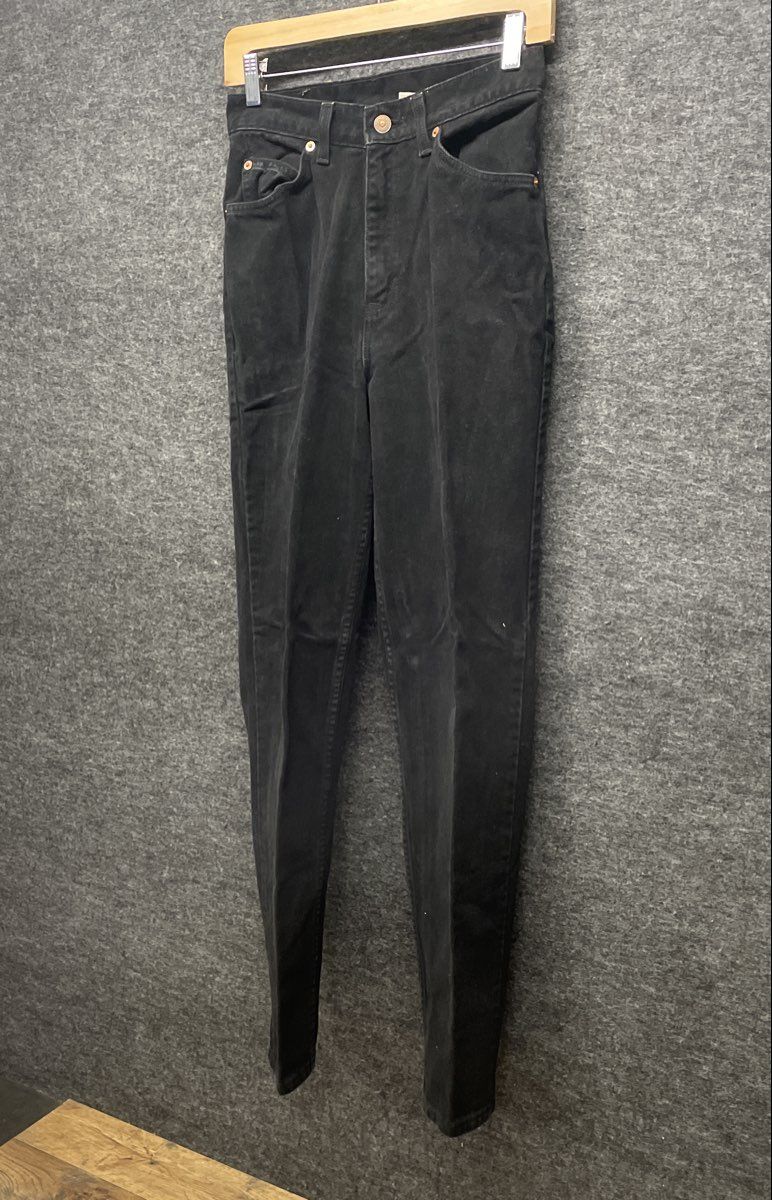 Vintage 90s Levi's Women's 912 Slim Fit Tapered Leg Black Jeans USA Made Sz 9
