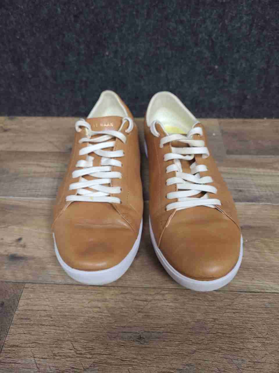 Cole Haan Grand Crosscourt British Tan Leather Women's Sneakers Size 11 B