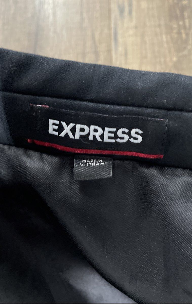 Express Men's Black Slim Fit Performance Suit Jacket Blazer Sz 44R
