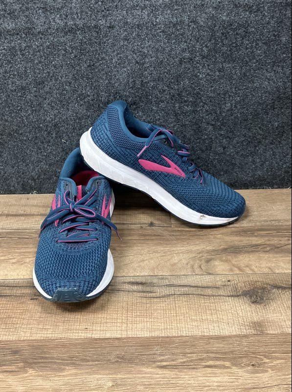 Brooks Revel 3 Navy Blue Pink Women's Running Shoes Size 9