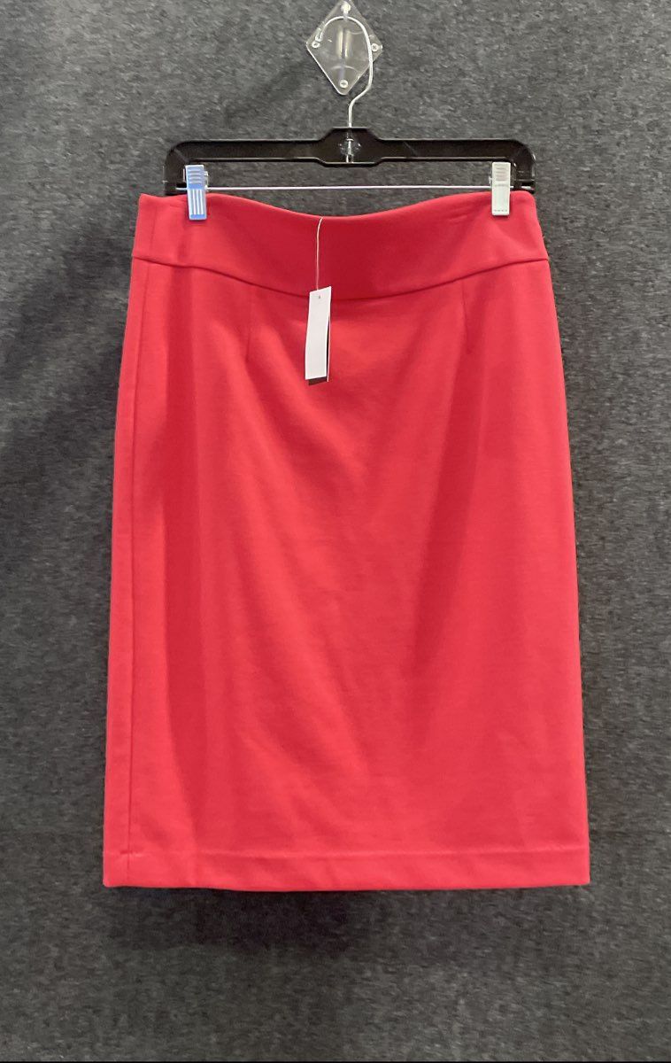 Premise Studio Women's Prairie Rose Pink Stretch Pencil Skirt Sz 10 NWT