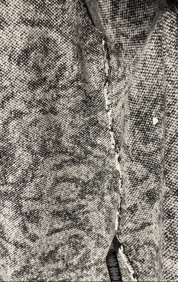 WHBM Women's Rose Faux Fur Sweater Vest Black Gray Jacquard Metallic Sz S NWT