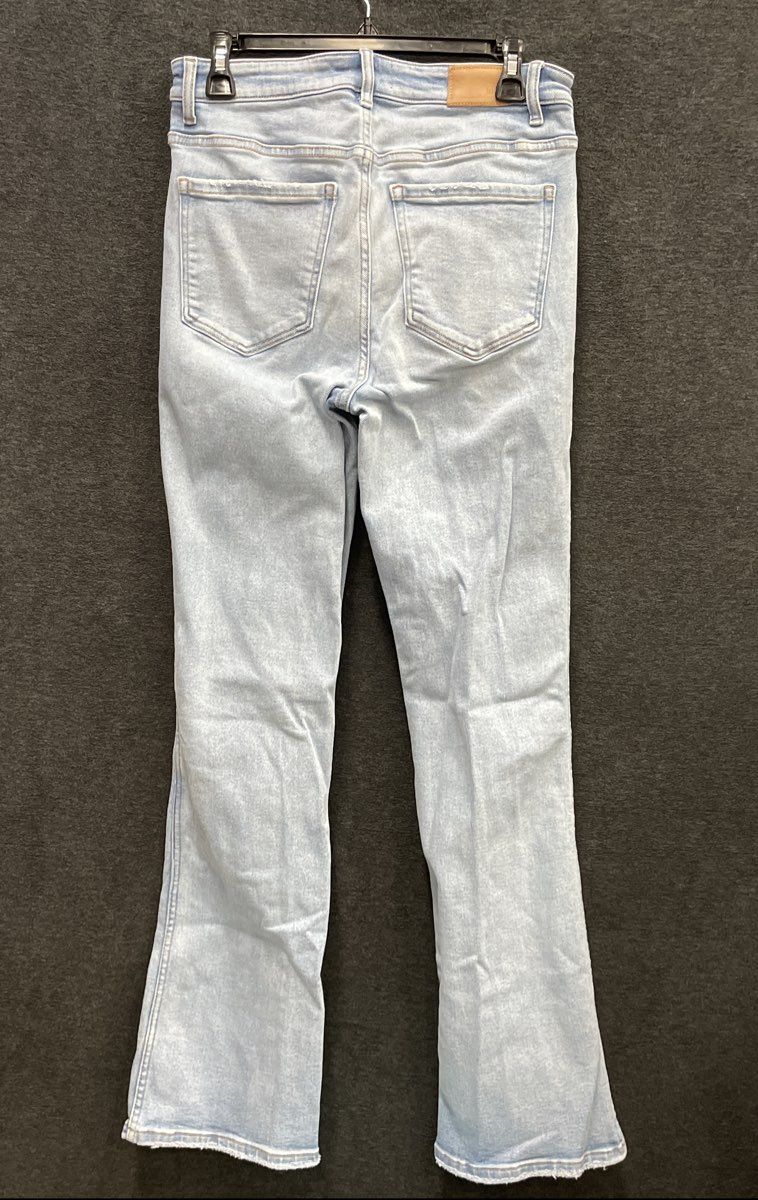 BKE Women's Parker Universal High Rise Bootcut Light Wash Blue Jeans Sz 28x33.5