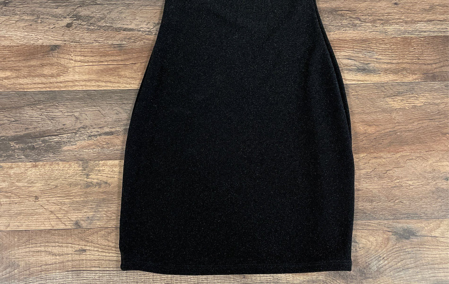 Windsor Women's Black Metallic Shimmer One Shoulder Bodycon Mini Dress D6935 S