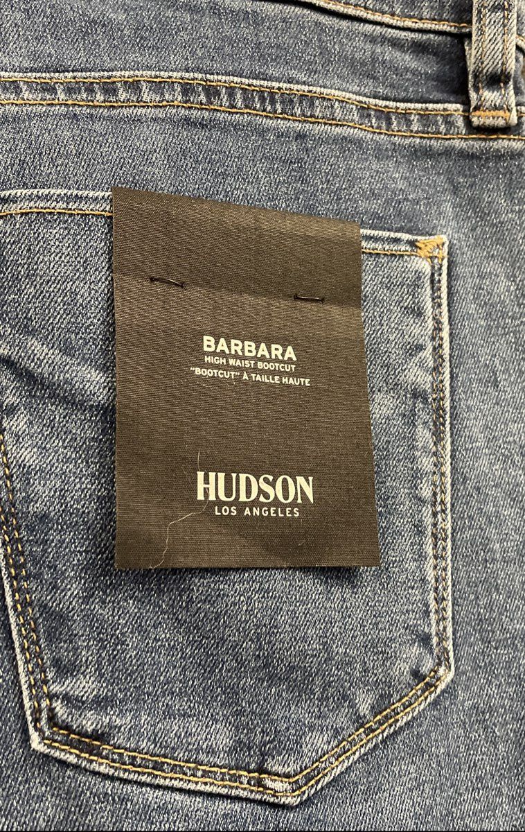 Hudson Women's Barbara High Waist Bootcut Jeans Blue Stretch Size 33 NWT